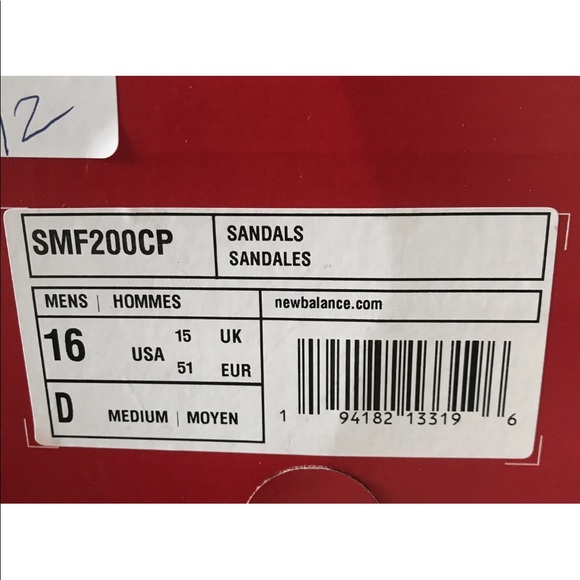 New Balance SMF200CP Men’s Camouflage Slides Sandals Black/ Green 16 - Picture 7 of 8